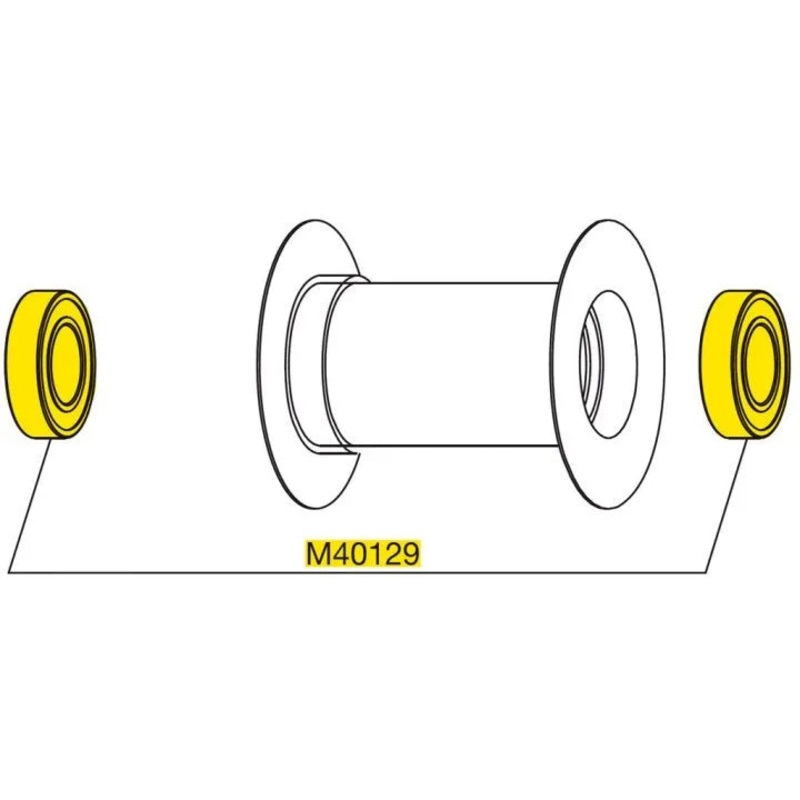 Mavic Comete Track Rear Wheel Hub Bearings