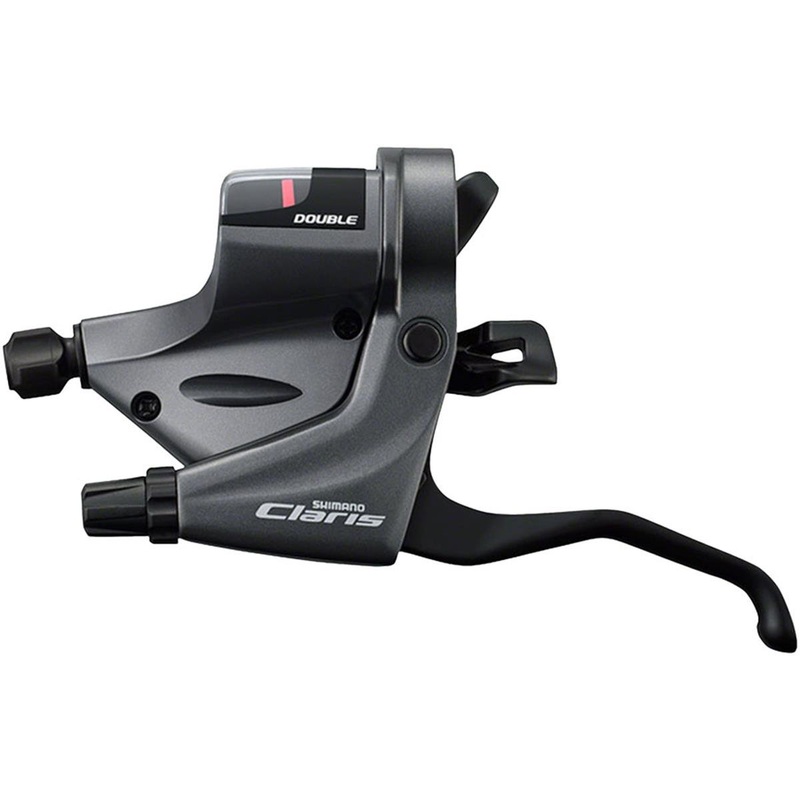 Shimano Claris ST-RS200 Flat Bar Road Shift/Brake Levers (Grey) (Left) (2x)