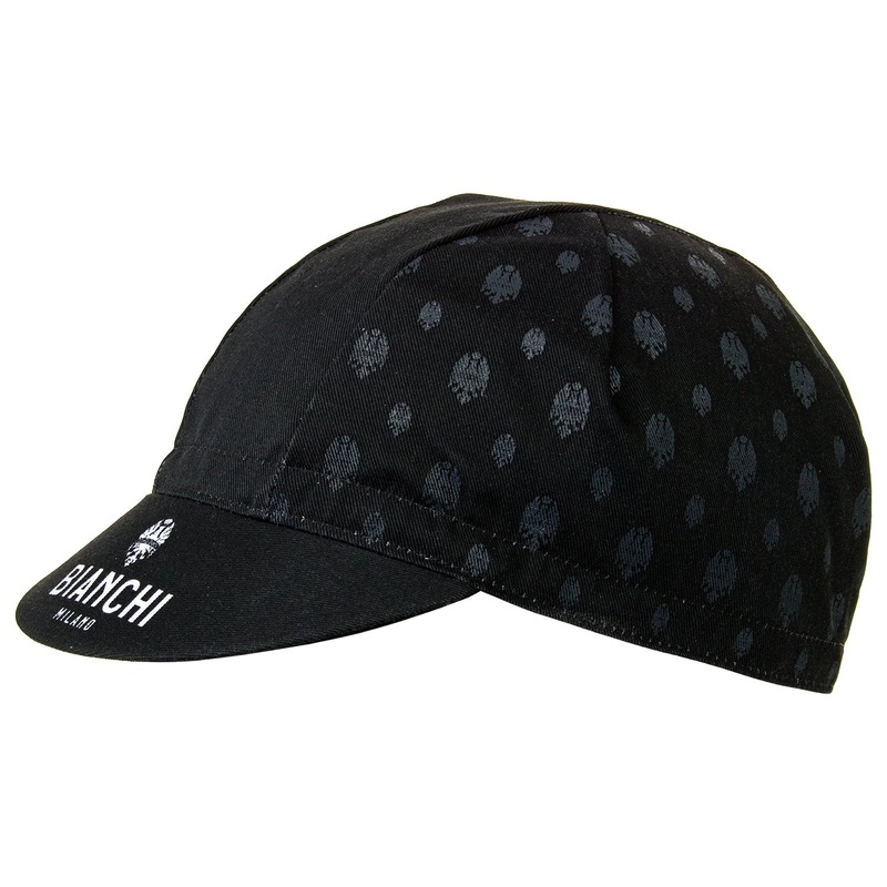 Bianchi Cycling Cap – Neon Black/Grey