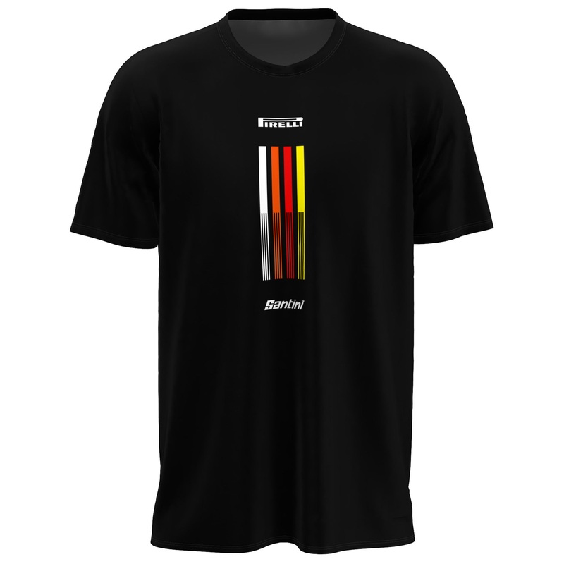 T-Shirt Santini x PIRELLI Tape – Nero