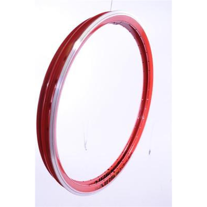 26MTB AIRLINE PROFILE DOUBLE WALL ALLOY RED WHEEL RIMS (559 x 21c)