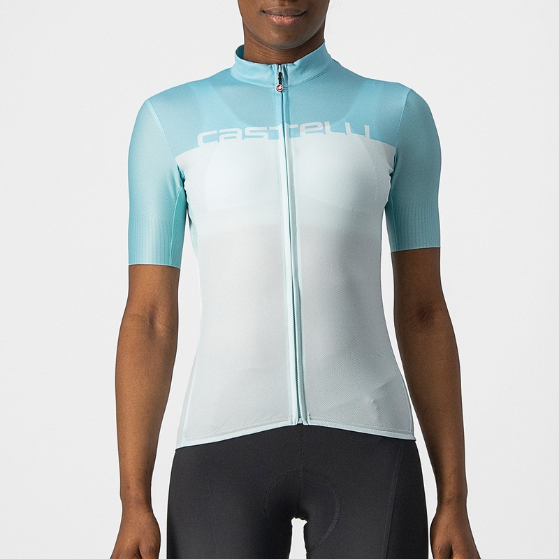 Maglia donna Castelli Velocissima – Azzurro