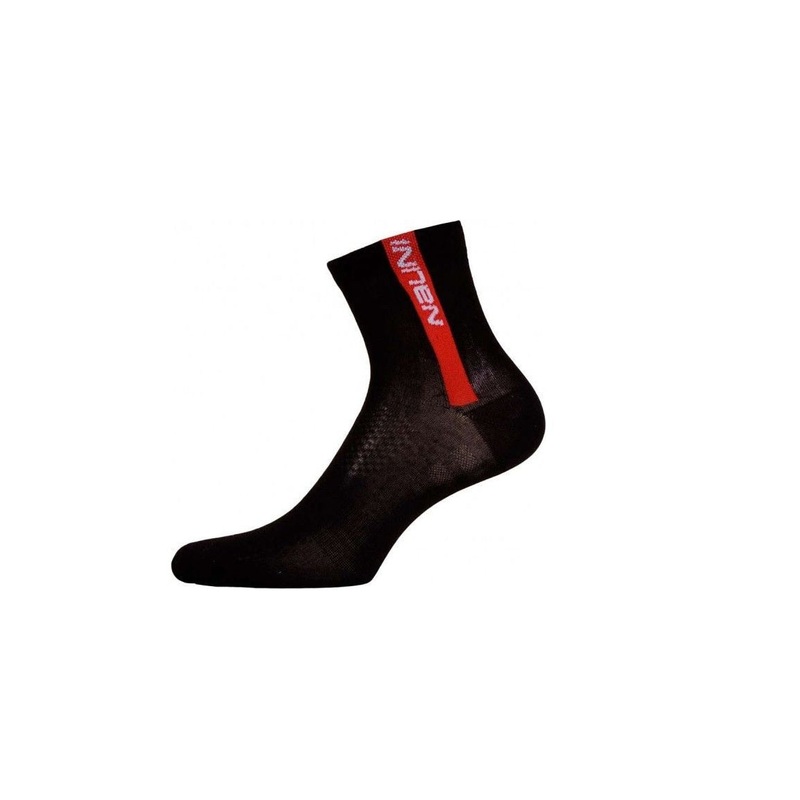Nalini Red Cycling Socks H:9cm – Black -Choose Size