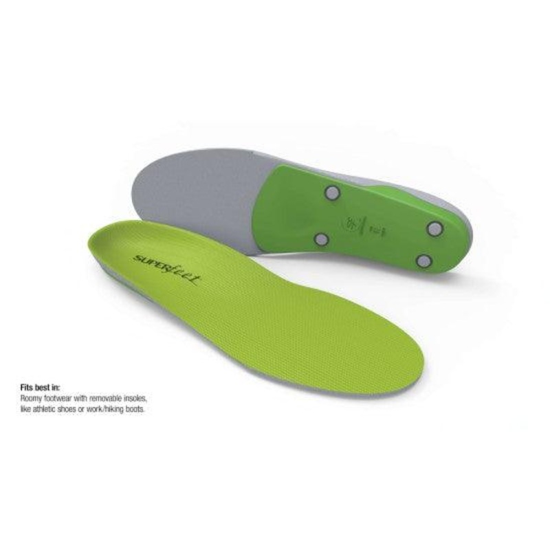 Superfeet Wide Fit Shoe Insole (Green)
