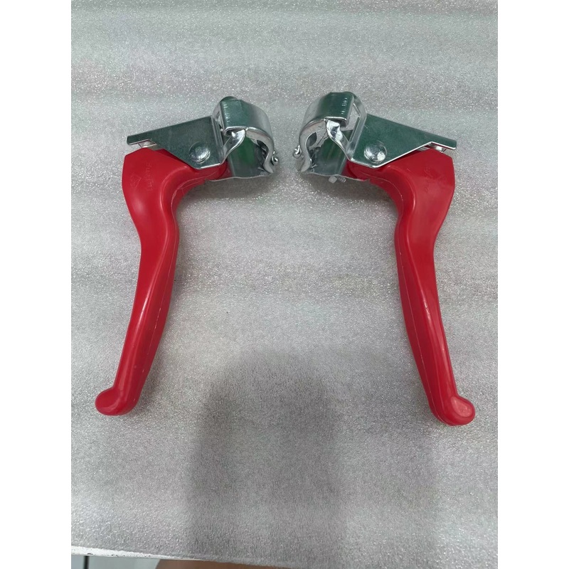 Colorful Bike Brake Lever Plastic and Steel 3 Fingers for Mountain Bike