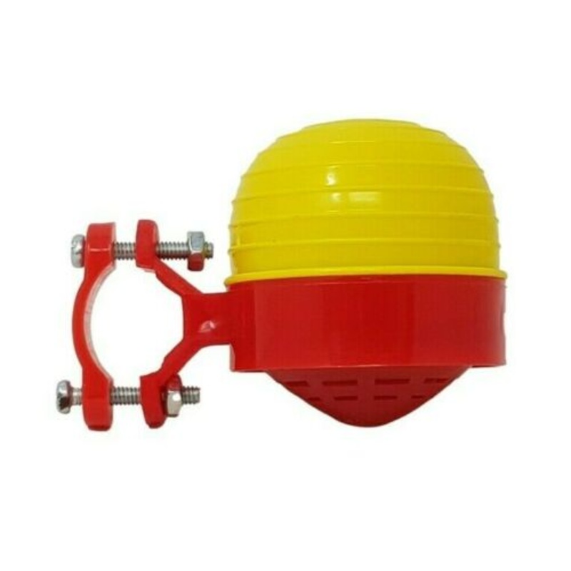 Kiddies Bike Easy Squeeze Horn Hooter Real Fun Child Bike Accessory Yellow & Red
