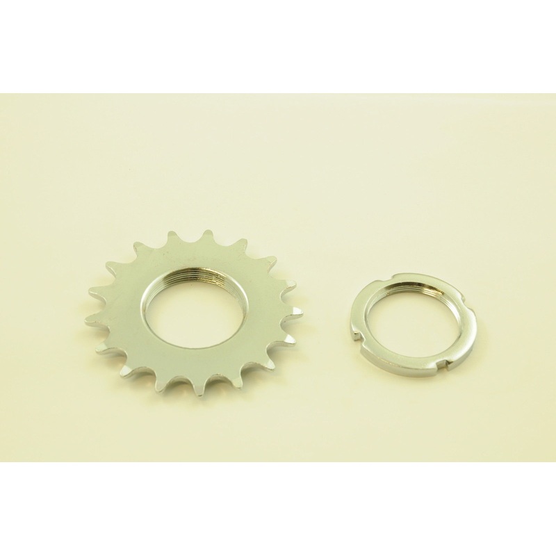 FIXIE 17 TEETH 3/32 SPROCKET COG AND LOCK RING SET FOR FIXED WHEEL BIKES NEW