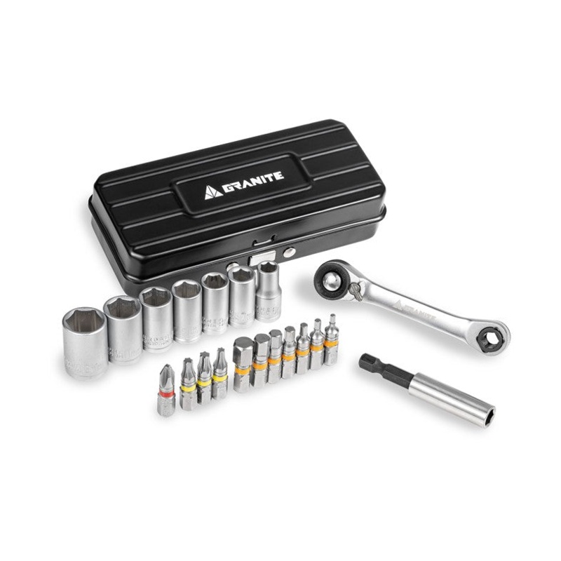 Granite Duet Hex Bits & Socket Ratchet Tool