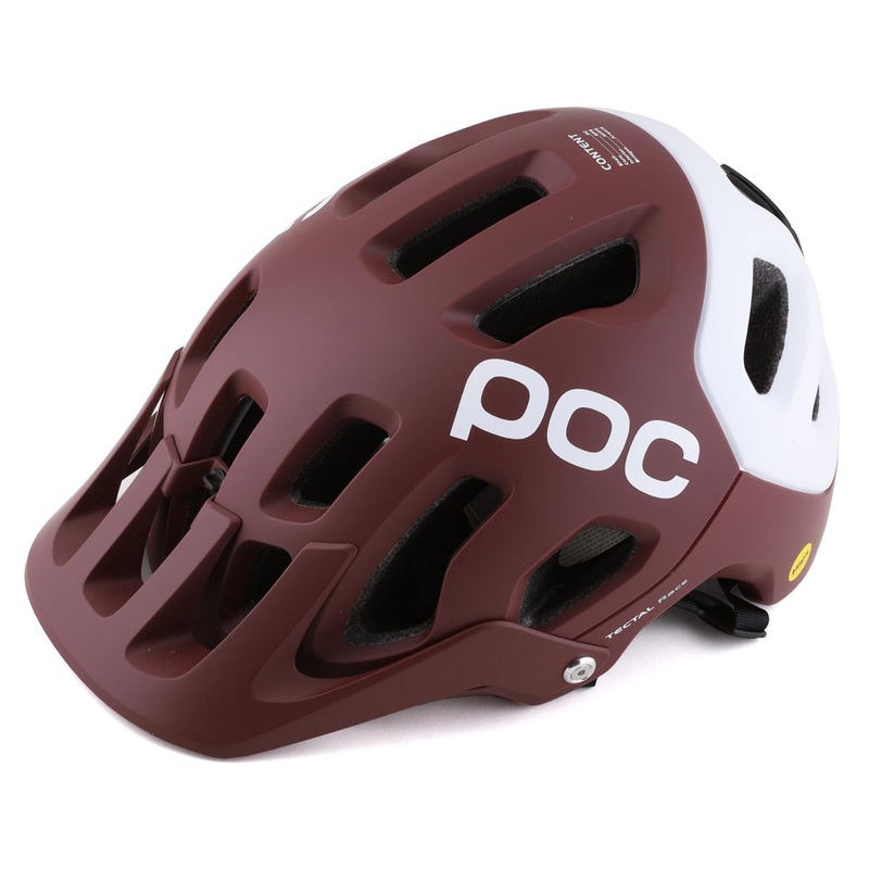 POC Tectal Race MIPS Helmet (Garnet Red/Hydrogen White Matte) (M)
