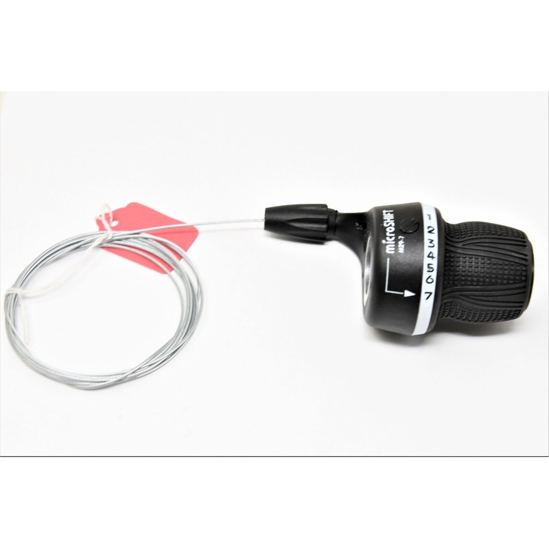 Shimano Compatible 7 Speed Microshift M29-7 Twist Grip Bike Right Gear Shifter