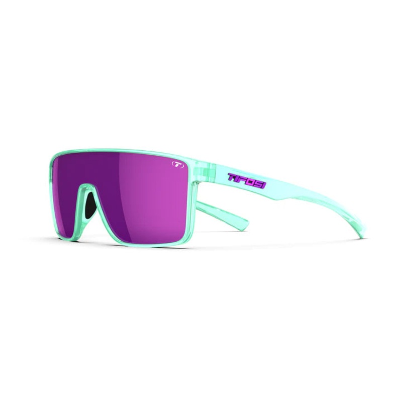 Tifosi Sanctum Sport Sunglasses (Rose Pink Mirror/Aqua Shimmer)