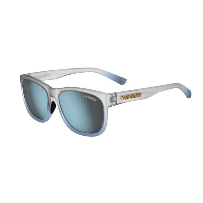 Tifosi Swank XL Sport Sunglasses (Frost Blue/Smoke Bright Blue)