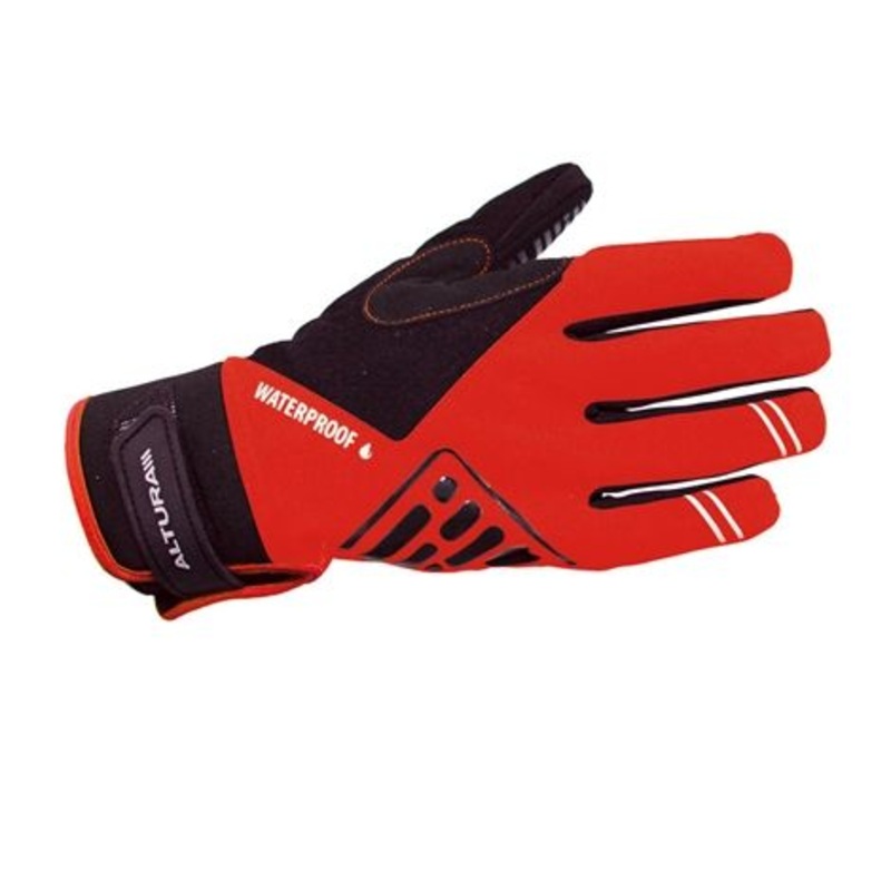 Altura Women’s Synchro Progel Waterproof Gloves 2016: Red/Black S