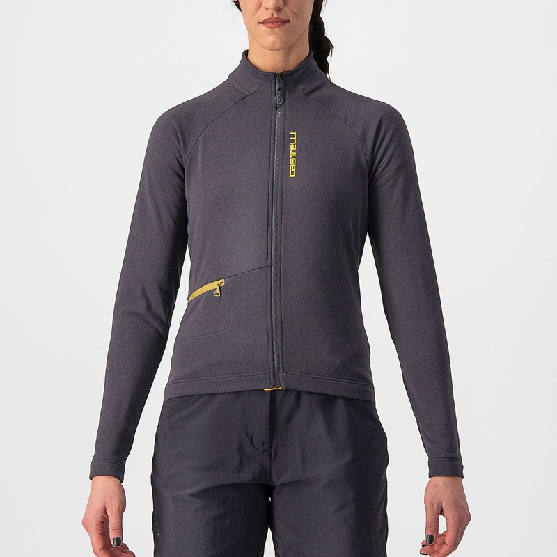 Maglia maniche lunghe donna Castelli Unlimited Trail – Grigio
