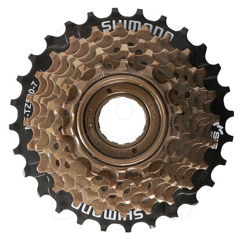 Shimano 7 Speed MF-TZ500-7 14 – 28T Screw On MTB Bicycle Freewheel