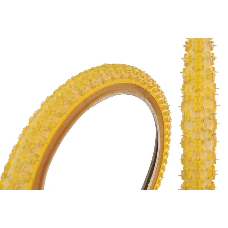 16 x2.125 YELLOW COMP 3 GUMWALL MINI BURNER BMX OR JUNIOR MTB BIKE TYRE