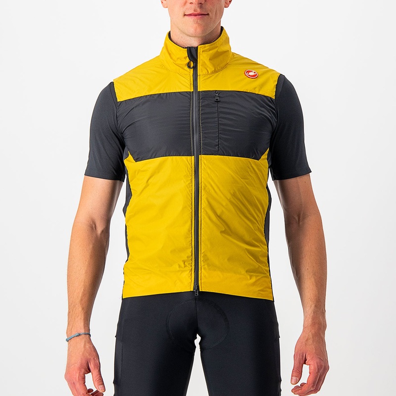 Gilet Castelli Unlimited Puffy – Giallo
