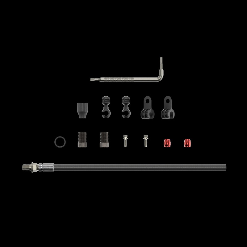 SRAM Spare – Disc Brake Hydraulic Hose Kit – Threaded Inline Crimp -2000mmblk (Inc. Crimp & Fittings) – Elixir 5/7/9/R/Cr/X0,Guide Rsc (A1),Guide R/Rs (A1),Db5,Level Tl