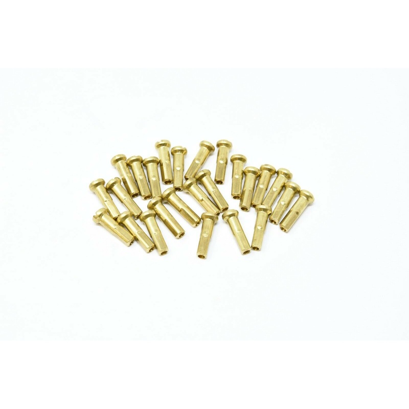 16mm 14G GOLD BIKE SPOKE NIPPLES MOUNTAIN BIKES ANY CYCLE WHEEL GOOD QUALITY