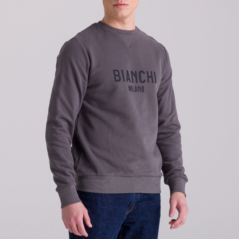Felpa Bianchi Milano Fan – Grigio