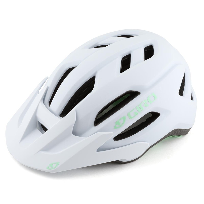 Giro Women’s Fixture MIPS II Helmet (Matte White/Spruce Green) (Universal Women’s)