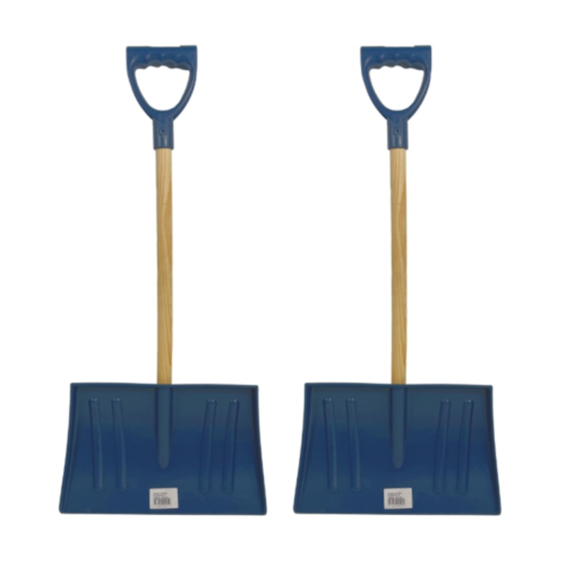 2 x 3ft Travel Snow Shovels Wooden Handle Garden Leaf shovel Christmas Gift Idea