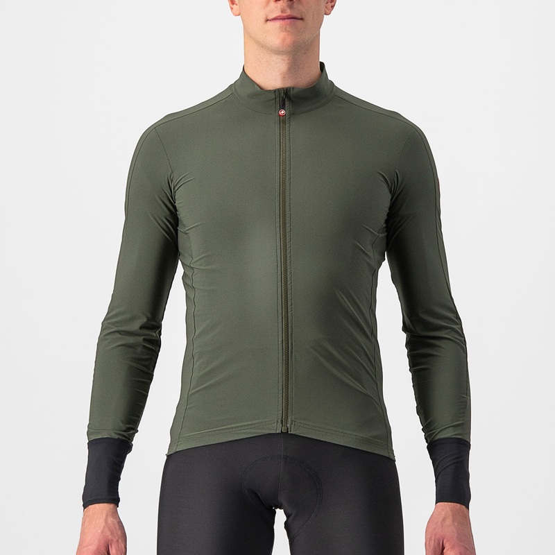 Maglia maniche lunghe Castelli Flight Air – Verde scuro