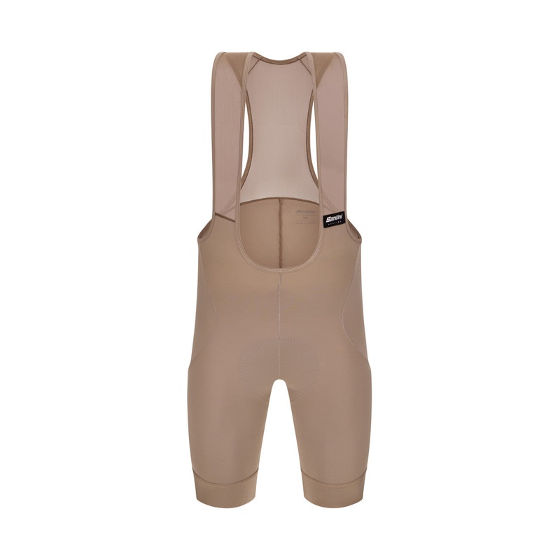 Santini Ready To Ride Men’s Cycling Bibshorts (Cappuccino)