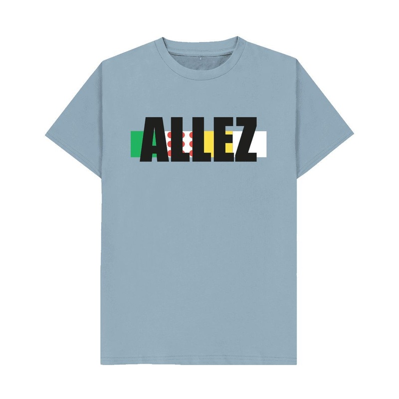 Allez! T-Shirt|Bright Blue|Mustard|Stone Blue|XS|S|M|L|XL|XXL|XXXL