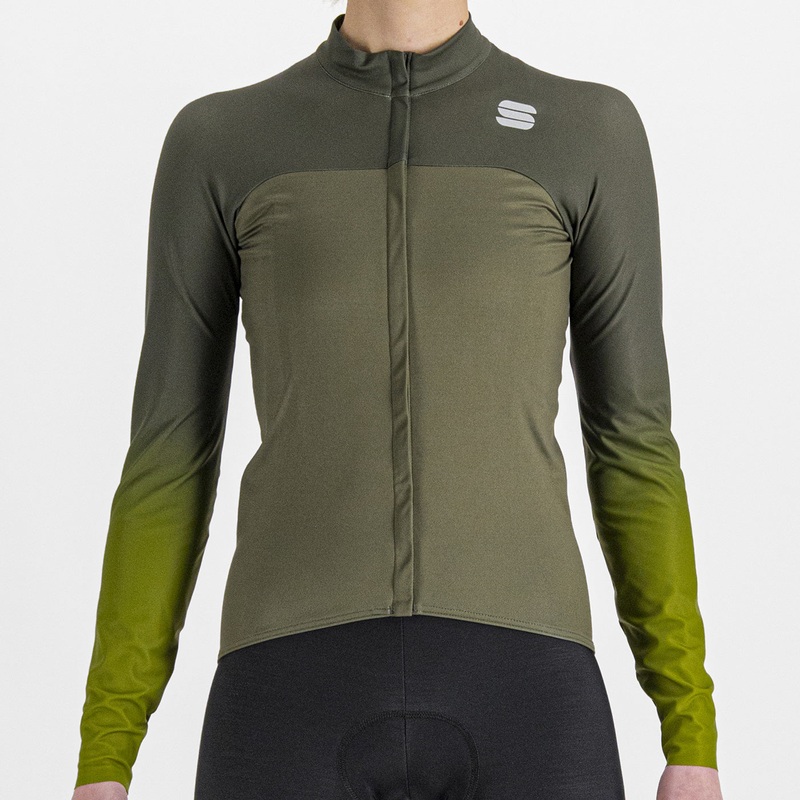 Maglia donna maniche lunghe Sportful Bodyfit Pro Thermal – Verde