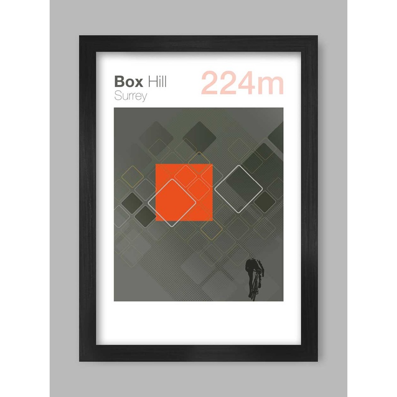 Cycling Climbs Poster Print – Box Hill