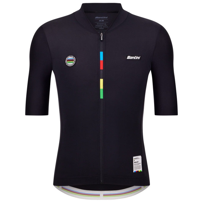 Maglia Santini UCI Campione del Mondo – Nero