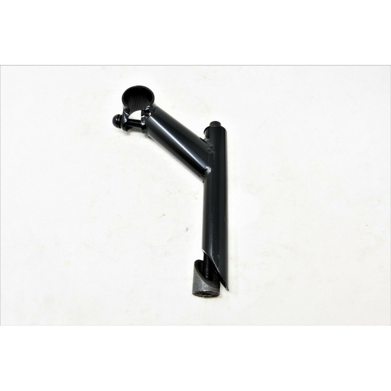 SIT UP TYPE HANDLEBAR QUILL STEM 22.2mm (1) 80mm REACH BLACK 40 DEGREE RISE