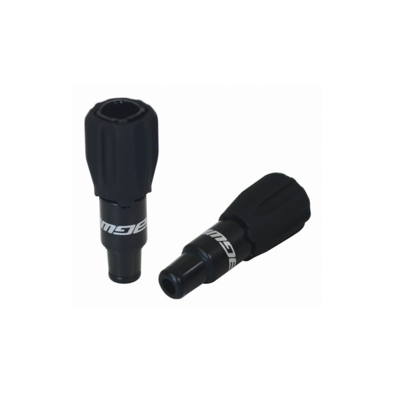 PACK OF TWO (2) JAGWIRE ROCKET CYCLE ALLOY CABLE ADJUSTERS – BLACK