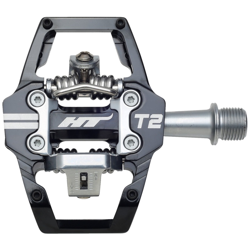 Pedali HT Enduro T2 – Nero|Taglia Unica|Nero