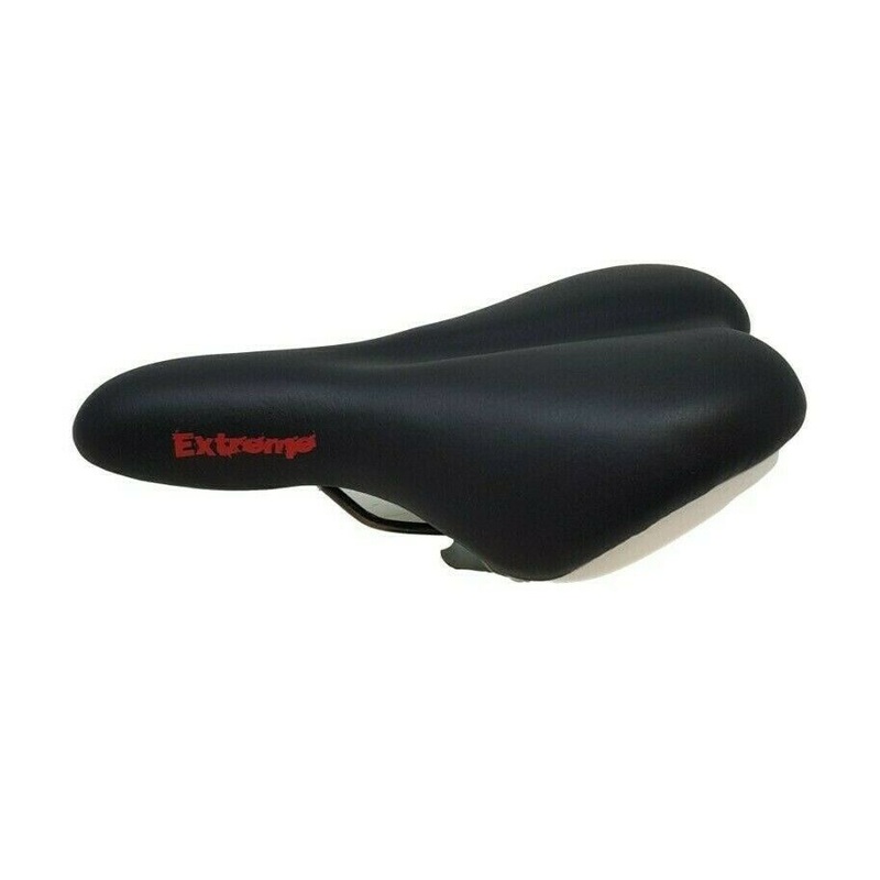 Raleigh Extreme Warp 2014 Mtb Bike Saddle With Clamp, Black & White, Comfort