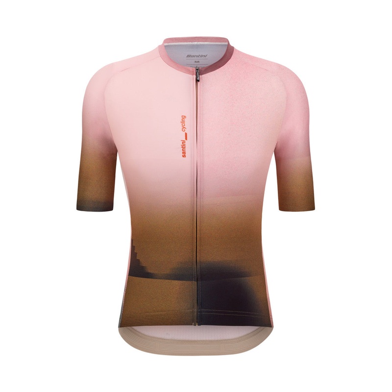 Santini Luce Unisex Cycling Jersey (Beige)