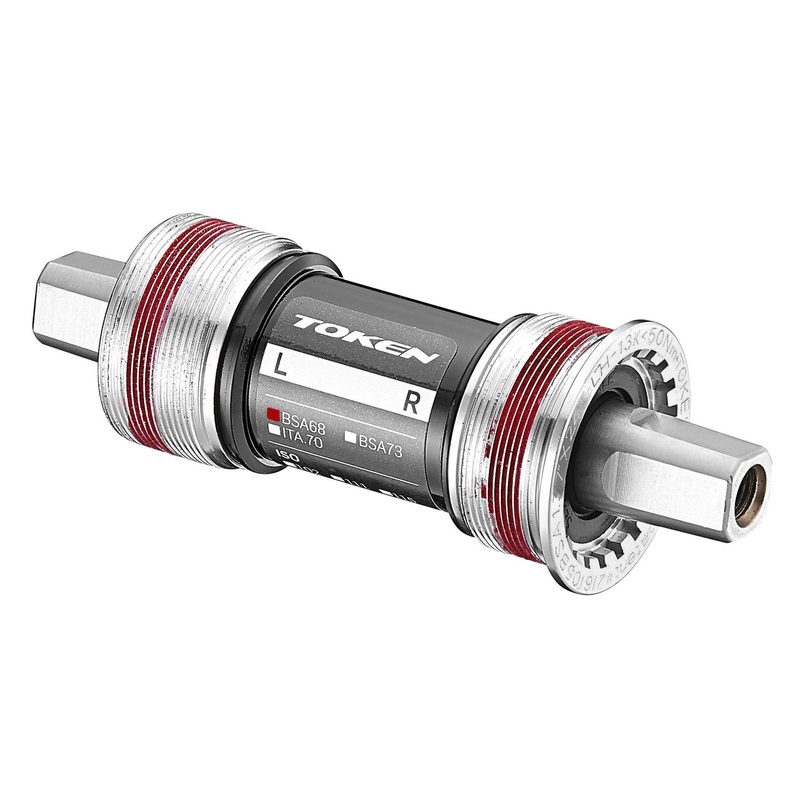 Token JIS Square Tappered CRO Axel Alloy Cups Bottom Bracket