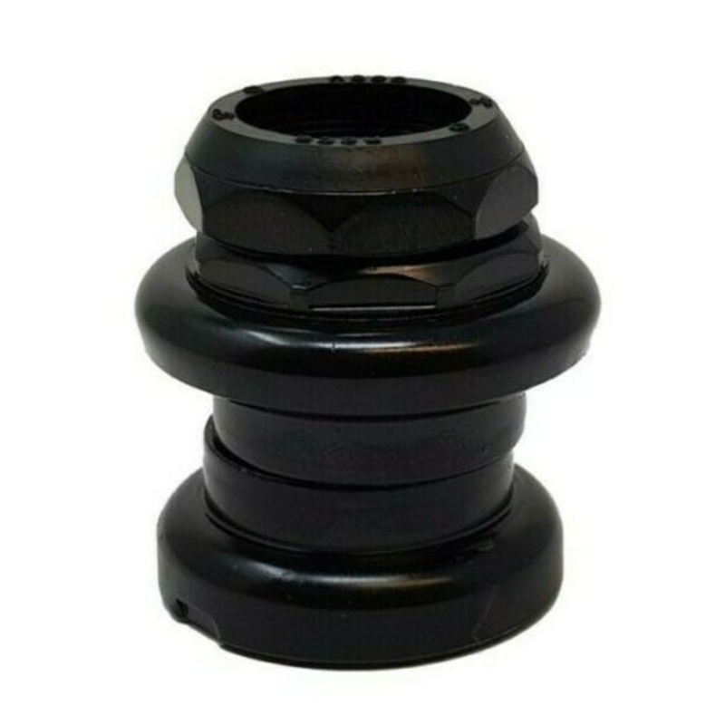 BIKE HEADSET FOR 1 1/8 (28.6mm) FORKS THREADED WITH STOP PLATE, SCOOTERS