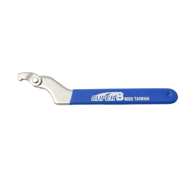 SUPER B PROFESSIONAL BIKE MECHANICS LOCK-RING WRENCH TOOL ANGLE ADJUSTABLE 8025