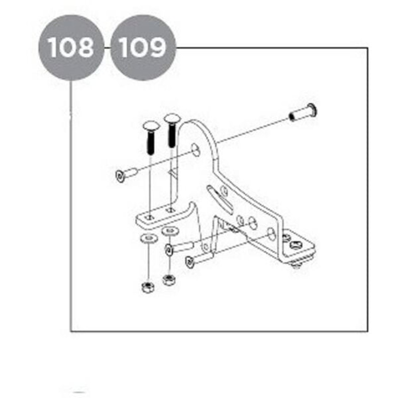 Thule Right suspension assembly – Cross and Lite 17-X