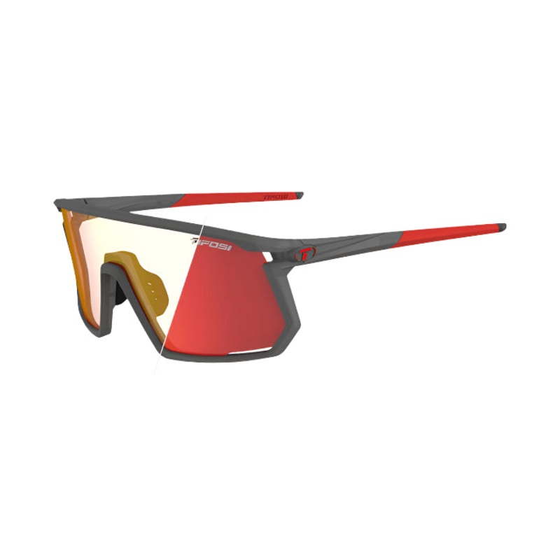 Tifosi Moab Sport Sunglasses (Clarion Red Fototec/Satin Vapor)