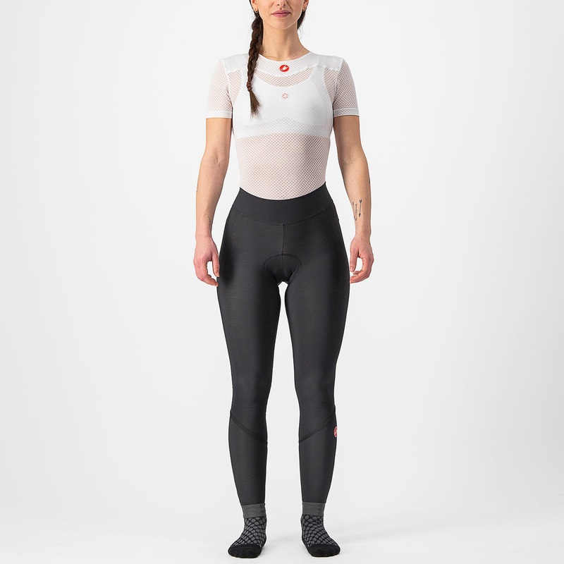 Calzamaglia senza bretelle donna Castelli Velocissima DT – Nero reflex