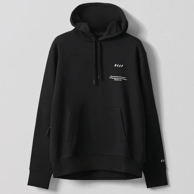 Felpa Maap Essentials Print Hoodie – Nero