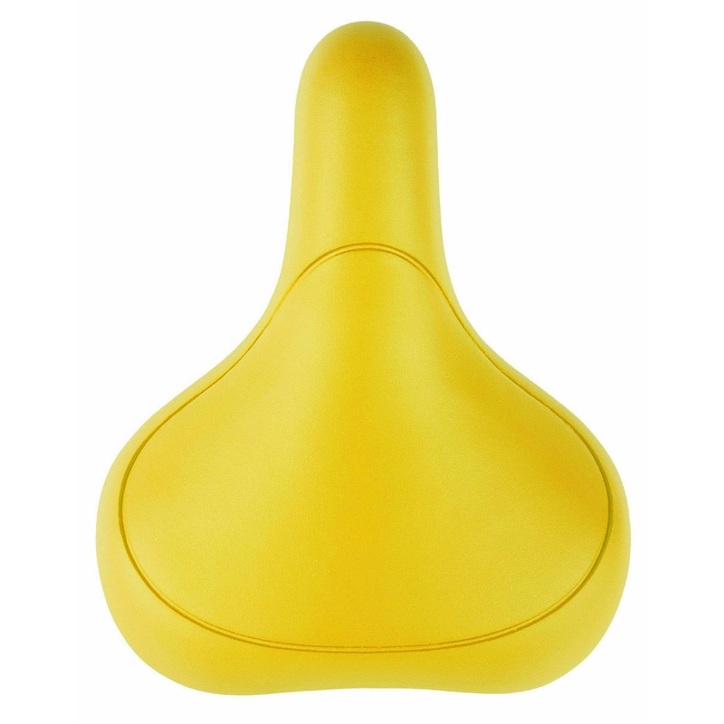 Yellow Super Comfort Wide Eva Soft Padded Bicycle Saddle Ladies – Men’s Bike Seat