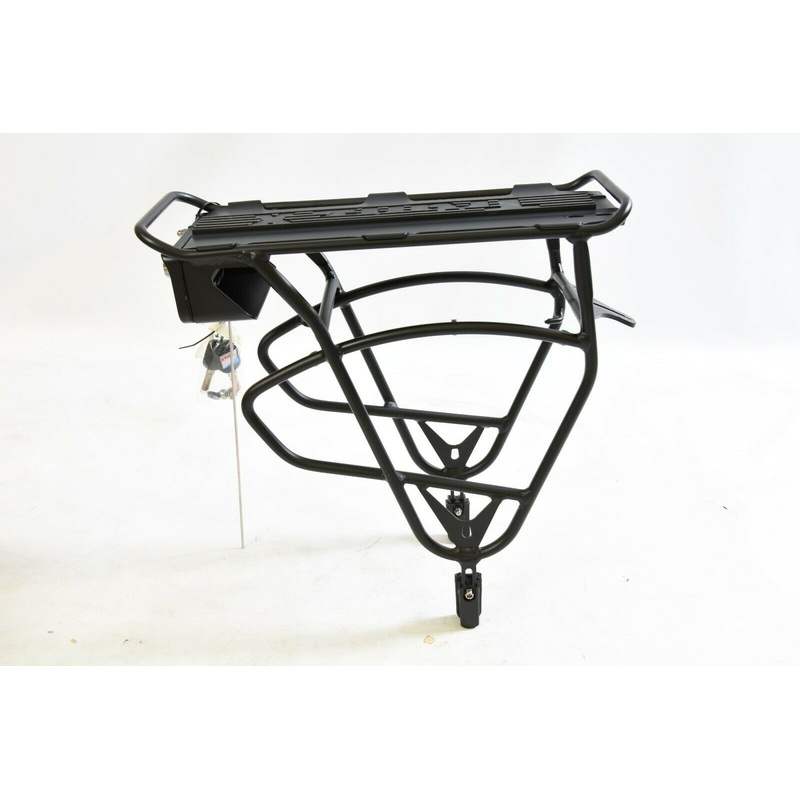 28 700C TRANZ X E-BIKE ALLOY BATTERY CARRIER RACK NEW (WITHOUT CONTROL BOX)