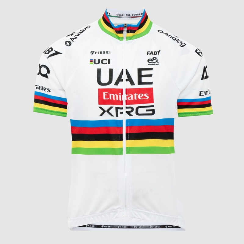 Maglia bambino Pissei UAE Team Emirates 2025 – Campione del Mondo