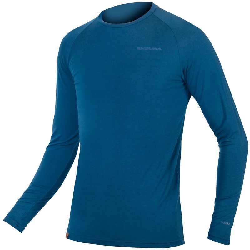 Maglia intima maniche lunghe Endura BaaBaa Blend – Blu