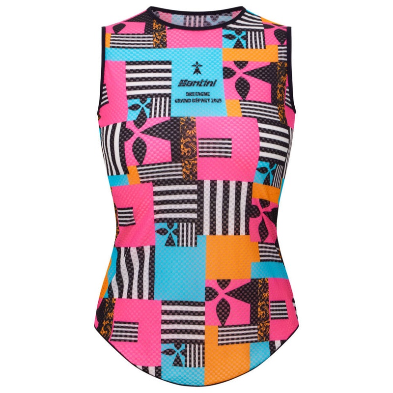 Maglia intima senza maniche Santini Tour de France – Grand Dpart Bretagne