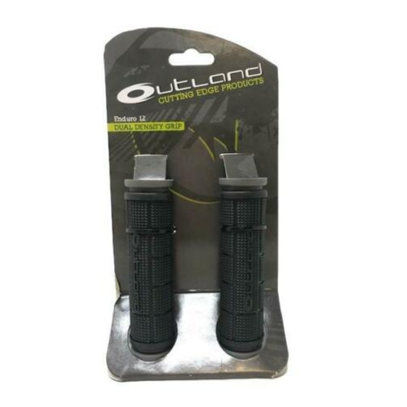 Outland Enduro 12 Dual Density Bicycle Handlebar Grips – Black